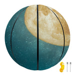 Autumn Full Moon Print Basketball