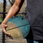 Autumn Full Moon Print Basketball