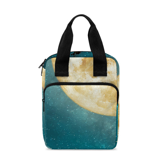 Autumn Full Moon Print Bible Tote Bag