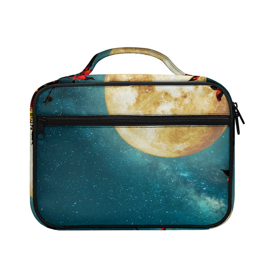 Autumn Full Moon Print Briefcase Bible Bag