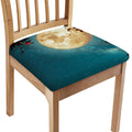 Autumn Full Moon Print Chair Cushion Cover