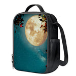 Autumn Full Moon Print Crossbody Lunch Bag