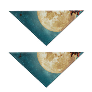 Autumn Full Moon Print Dog Bandana