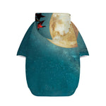 Autumn Full Moon Print Dog Zip Up Hoodie