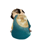 Autumn Full Moon Print Dog Zip Up Jacket