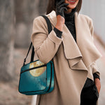 Autumn Full Moon Print Double Strap Bible Bag
