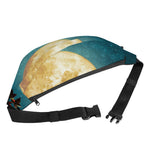 Autumn Full Moon Print Fanny Pack
