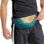 Autumn Full Moon Print Fanny Pack