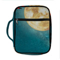 Autumn Full Moon Print Front Pocket Bible Bag