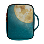 Autumn Full Moon Print Front Pocket Bible Bag
