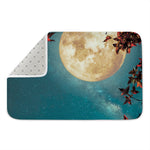 Autumn Full Moon Print Indoor Door Mat