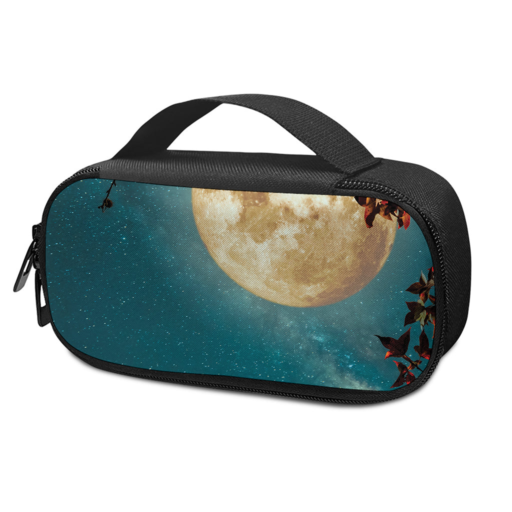 Autumn Full Moon Print Insulin Cooler Travel Case