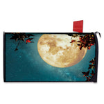 Autumn Full Moon Print Mailbox Cover