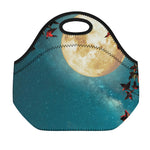 Autumn Full Moon Print Neoprene Lunch Bag