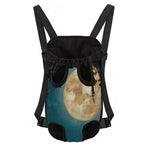 Autumn Full Moon Print Pet Carrier Backpack