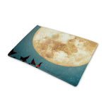 Autumn Full Moon Print Pet Cooling Mat Cover