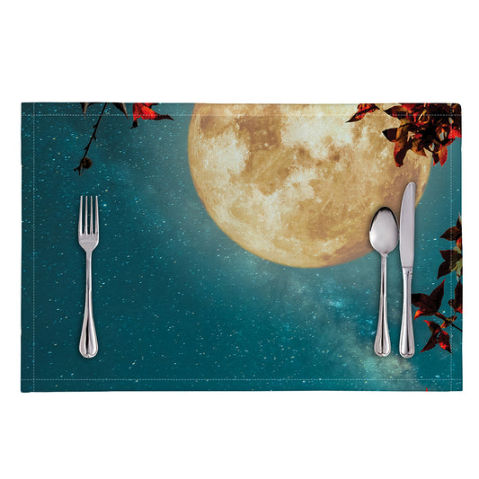 Autumn Full Moon Print Placemat