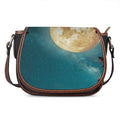 Autumn Full Moon Print Saddle Bag