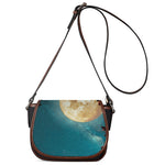 Autumn Full Moon Print Saddle Bag