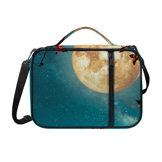 Autumn Full Moon Print Shoulder Strap Bible Bag