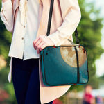 Autumn Full Moon Print Shoulder Strap Bible Bag
