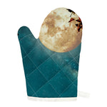 Autumn Full Moon Print Single Oven Mitt