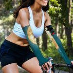 Autumn Full Moon Print Sun Protection Arm Sleeves