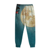 Autumn Full Moon Print Sweatpants