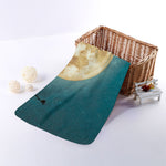 Autumn Full Moon Print Towel