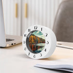 Autumn Lake Print Alarm Clock