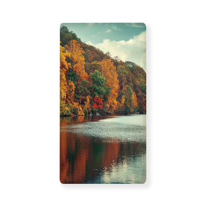 Autumn Lake Print Baby Crib Sheet
