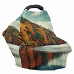 Autumn Lake Print Baby Seat Cover
