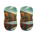 Autumn Lake Print Bar Stool Covers