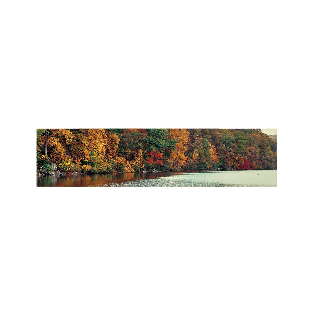 Autumn Lake Print Bed Runner