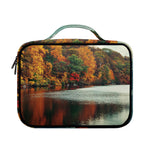 Autumn Lake Print Briefcase Bible Bag