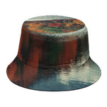 Autumn Lake Print Bucket Hat