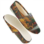 Autumn Lake Print Casual Shoes