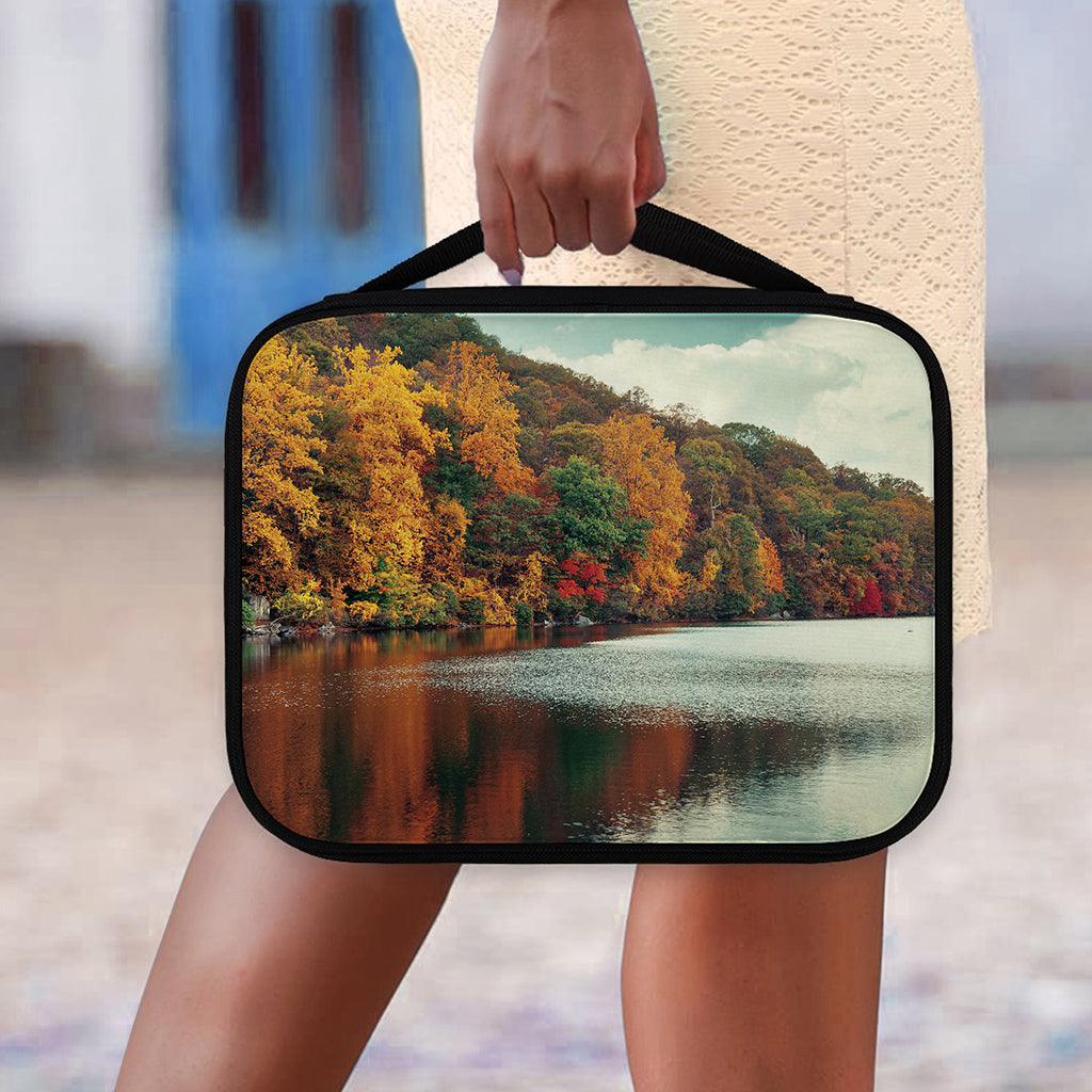 Autumn Lake Print Classic Bible Case