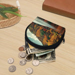 Autumn Lake Print Coin Purse