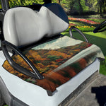 Autumn Lake Print Golf Cart Seat Cover