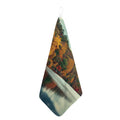 Autumn Lake Print Hand Towel