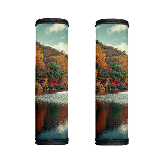 Autumn Lake Print Handle Covers