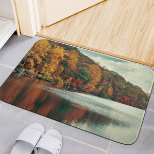 Autumn Lake Print Indoor Door Mat