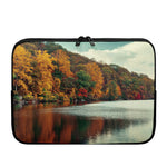 Autumn Lake Print Laptop Sleeve