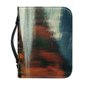 Autumn Lake Print Leather Bible Cover