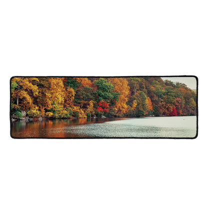 Autumn Lake Print Long Kitchen Mat
