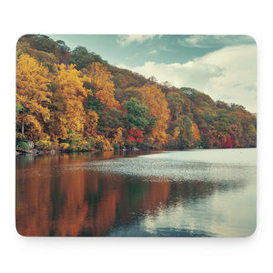 Autumn Lake Print Mouse Pad