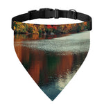 Autumn Lake Print Over The Collar Dog Bandana