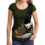 Autumn Lake Print Pet Sling Carrier