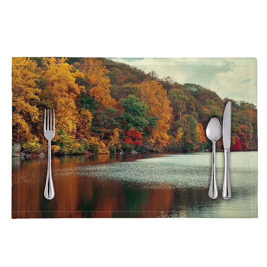 Autumn Lake Print Placemat